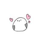 おにぎりみたいなシマエナガ（個別スタンプ：8）