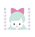 パステルカラーの女の子（個別スタンプ：2）
