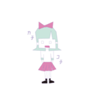 パステルカラーの女の子（個別スタンプ：12）