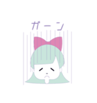 パステルカラーの女の子（個別スタンプ：13）