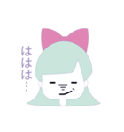 パステルカラーの女の子（個別スタンプ：15）