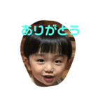 さくちゃんの顔スタンプ（個別スタンプ：6）