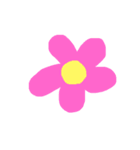 かわいいお花（個別スタンプ：1）
