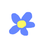 かわいいお花（個別スタンプ：3）