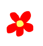 かわいいお花（個別スタンプ：5）