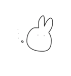 基本やる気のないうさぎ（個別スタンプ：7）