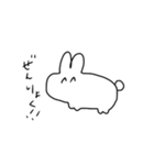 基本やる気のないうさぎ（個別スタンプ：18）