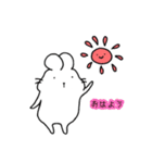 しろもちねずみ（個別スタンプ：3）
