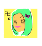 女の子..5（個別スタンプ：4）