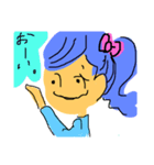 女の子..5（個別スタンプ：5）