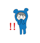 ぼくとクマ（個別スタンプ：4）