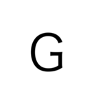 アルファベット＆数字（個別スタンプ：7）