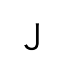 アルファベット＆数字（個別スタンプ：10）