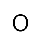 アルファベット＆数字（個別スタンプ：15）