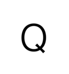 アルファベット＆数字（個別スタンプ：17）