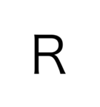 アルファベット＆数字（個別スタンプ：18）