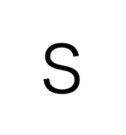 アルファベット＆数字（個別スタンプ：19）