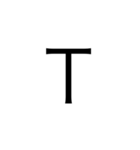 アルファベット＆数字（個別スタンプ：20）
