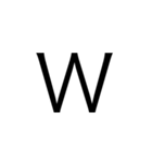 アルファベット＆数字（個別スタンプ：23）