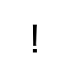 アルファベット＆数字（個別スタンプ：28）