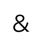 アルファベット＆数字（個別スタンプ：29）