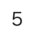 アルファベット＆数字（個別スタンプ：34）