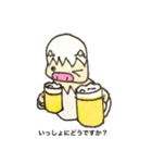 たまごのからをかぶったぶたさん（個別スタンプ：24）