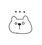 ゆるいクマのスタンプです（個別スタンプ：24）
