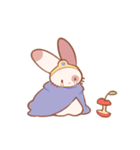 ウサギ勇者 ＆ リンゴ（個別スタンプ：3）