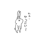 一言うさぎ。（個別スタンプ：7）