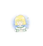 ボーダー服のおんなのこ（個別スタンプ：23）