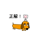 ラブリーダックスフンド まいど（個別スタンプ：21）