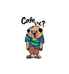 パグのポン太とシロ犬（個別スタンプ：26）