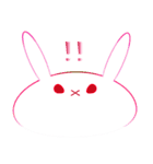グラデーションウサギ（個別スタンプ：3）