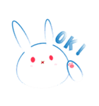 グラデーションウサギ（個別スタンプ：4）