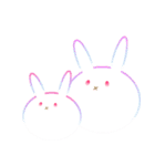 グラデーションウサギ（個別スタンプ：9）