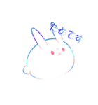 グラデーションウサギ（個別スタンプ：10）