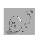 ゆるゆるペンギンしろ（個別スタンプ：8）