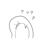 ゆるゆるペンギンしろ（個別スタンプ：21）