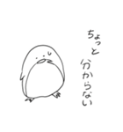ゆるゆるペンギンしろ（個別スタンプ：30）