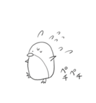 ゆるゆるペンギンしろ（個別スタンプ：39）