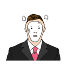 いいえ先生の顔（個別スタンプ：8）