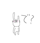 使えるまったりうさぎ（個別スタンプ：17）