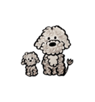 Portuguese Water Dog のバルーとメイ（個別スタンプ：1）
