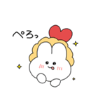 うさぎふらい（個別スタンプ：16）