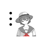 ぼーっとセーラー少女（個別スタンプ：10）
