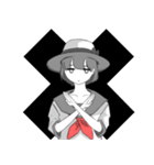 ぼーっとセーラー少女（個別スタンプ：35）