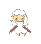 ぶんぐひつじ（個別スタンプ：14）