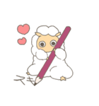 ぶんぐひつじ（個別スタンプ：20）