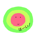 丸くなったさりげなちゃん（個別スタンプ：4）
